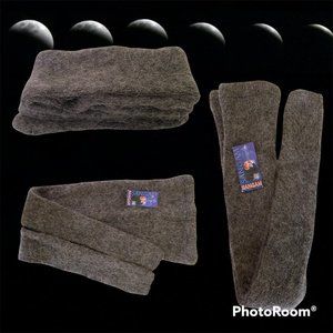 100% Camel Wool Warm Leggings , S-M, Dark Grey